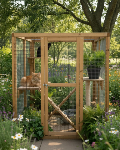10_Ways_Outdoor_Cat_Enclosures_Prevent_Feline_Anxiety_and_Stress (2) (Small)