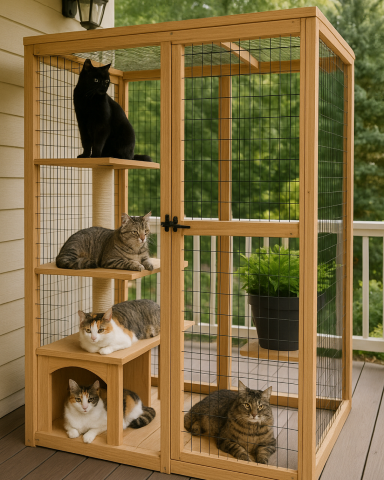 10_Ways_Outdoor_Cat_Enclosures_Prevent_Feline_Anxiety_and_Stress (4) (Small)