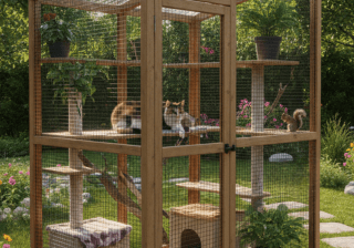 DIY Outdoor Cat Enclosure Plans (In Development)